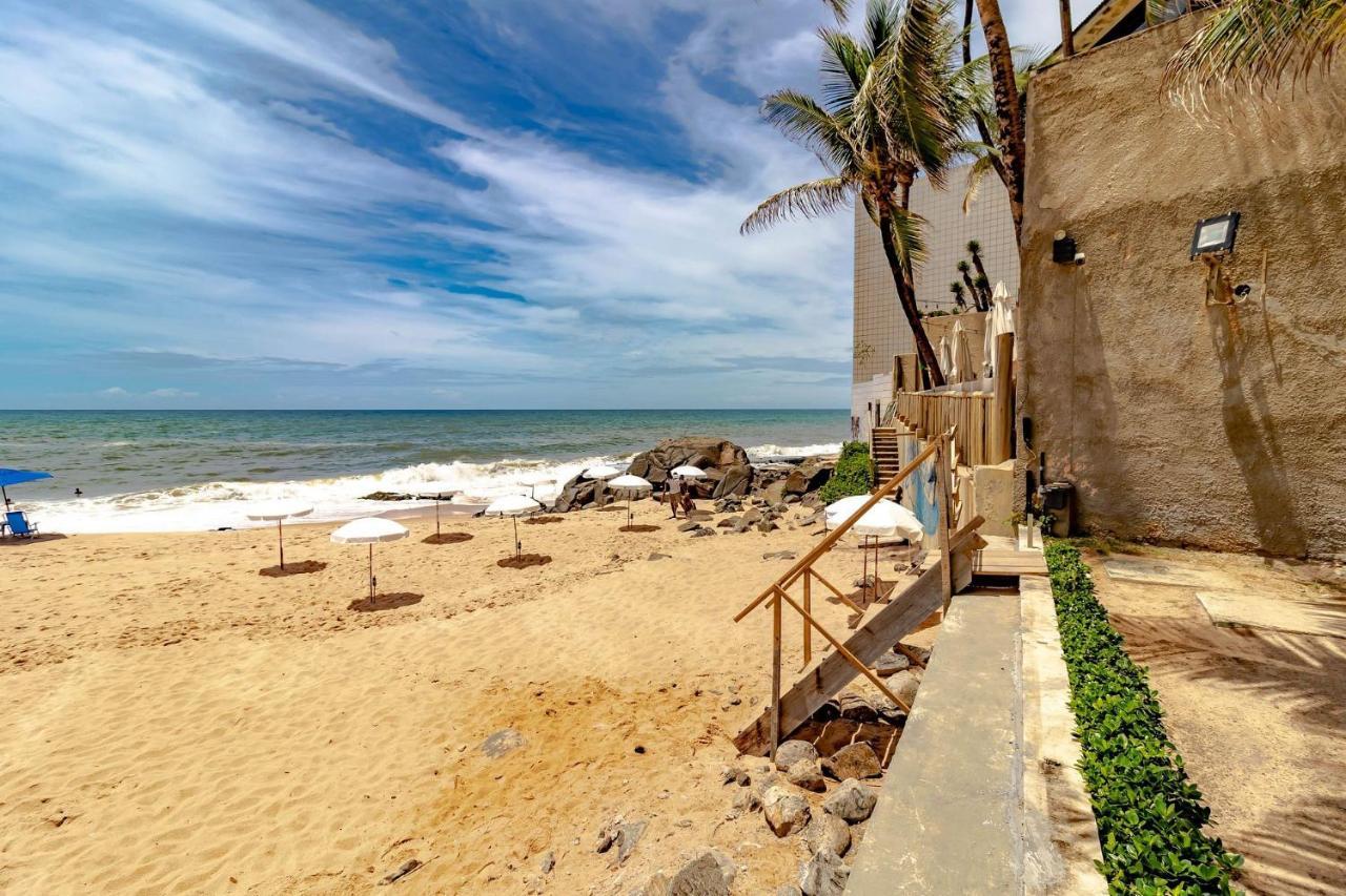 RV01 Excelente Quarto e Sala Pé na Areia, Rio Vermelho Salvador Exterior foto
